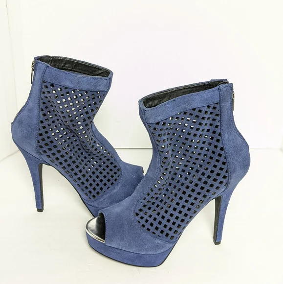 Colin Stuart suede heels - Picture 1 of 16